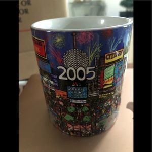 ☕️ 2005 NYC Times Square New Year Coffee Mug